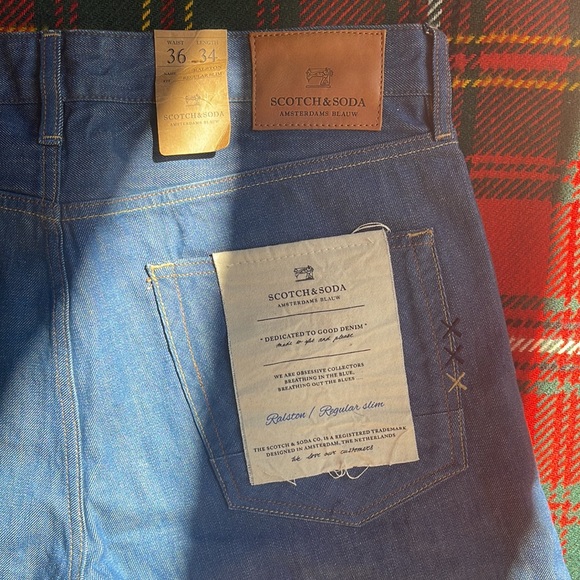 NWT Scotch & Soda 36W 34L Ralston jeans, unworn denim. - Picture 6 of 10